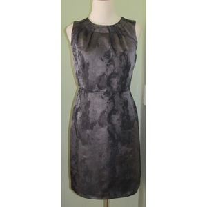 New Ann Taylor LOFT silver gray Sheath Dress 8P